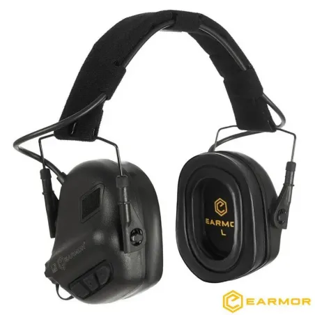 EARMOR PROTECTOR AUDITIVO M31 PLUS BK - AirSoftYecla.es