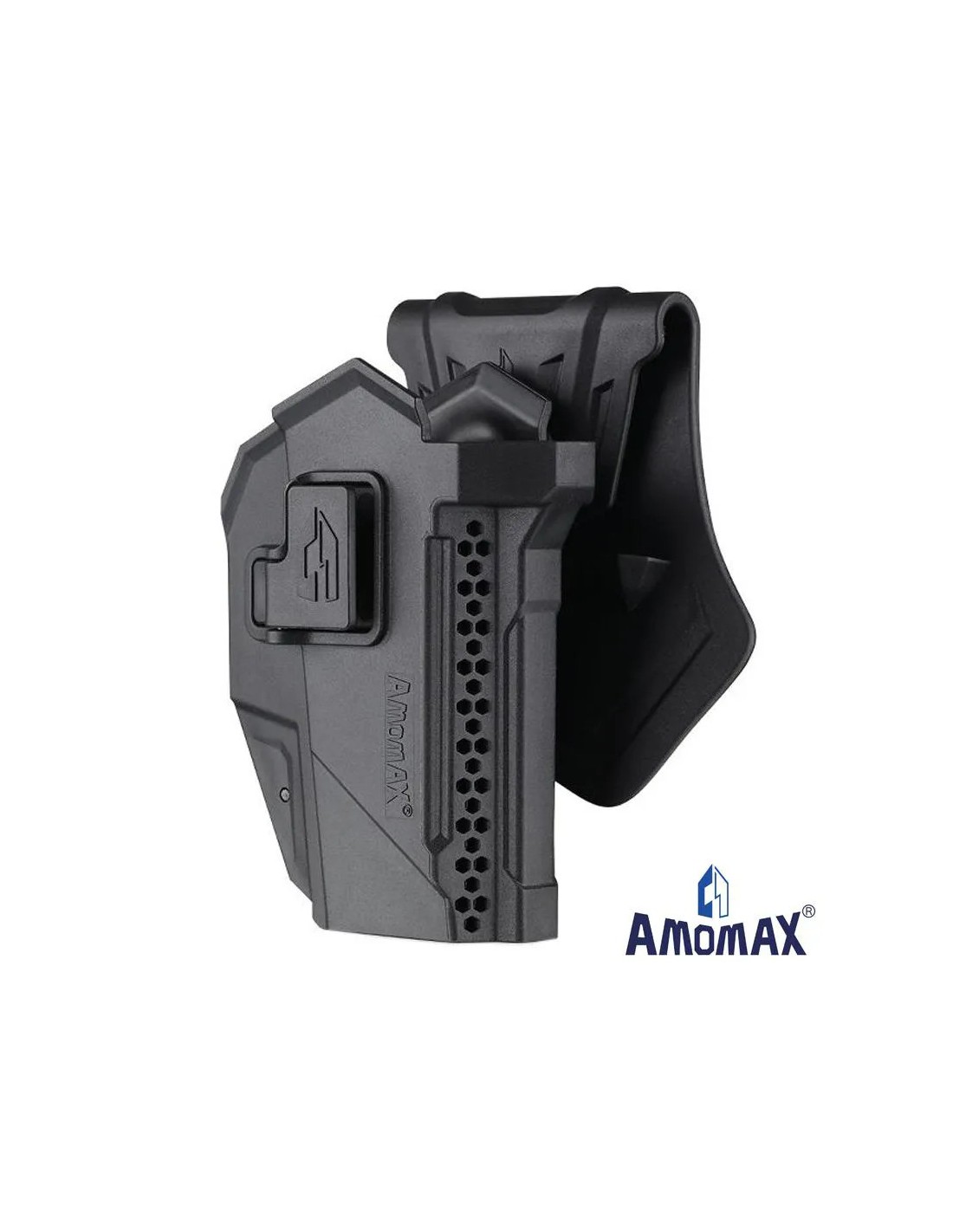 FUNDA TÁCTICA ROTATORIA 360 PARA PISTOLA CON PUNTO ROJO EXTRACCIÓN RÁPIDA AJUSTABLE
