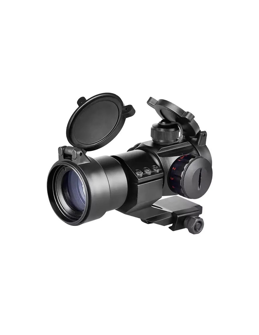 MIRA PUNTO ROJO M3 1X30 HOLOGRÁFICA MONTAJE 20MM PUNTO ROJO Y VERDE RAÍL Verde