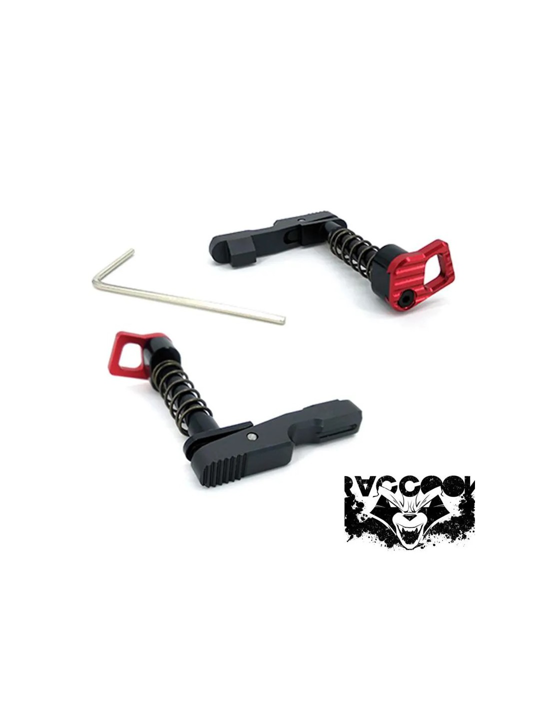 RETÉN DE CARGADOR M4 CNC Rojo