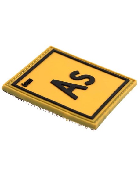 parche-de-goma-logo-airsoftology-amarillo-detalle-del-logo