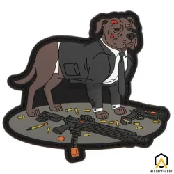 PARCHE DE GOMA LOGO BABA YAGA PITBULL - AirsoftYecla.es