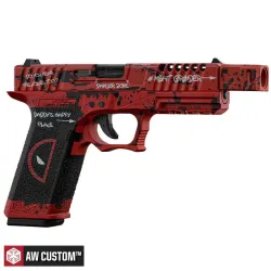 PISTOLA GBB VX7102 DP ROJA Y NEGRA - AirSoftYecla.es