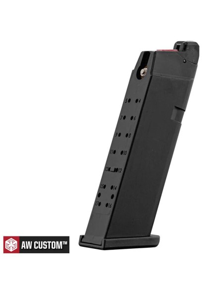 pistola-gbb-vx7102-roja-negra-vista-frontal
