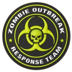 PARCHE DE GOMA ZOMBIE OUTBREAK VERDE - AirSoftYecla.es