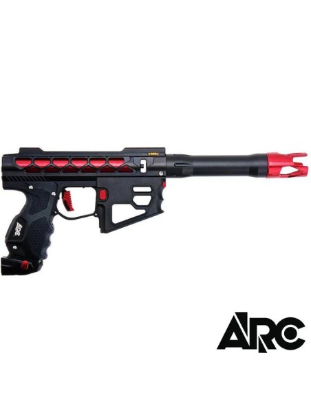 Replica-Speedsoft-ARC-1-motor-HPA-rojo-negro-vista-lateral