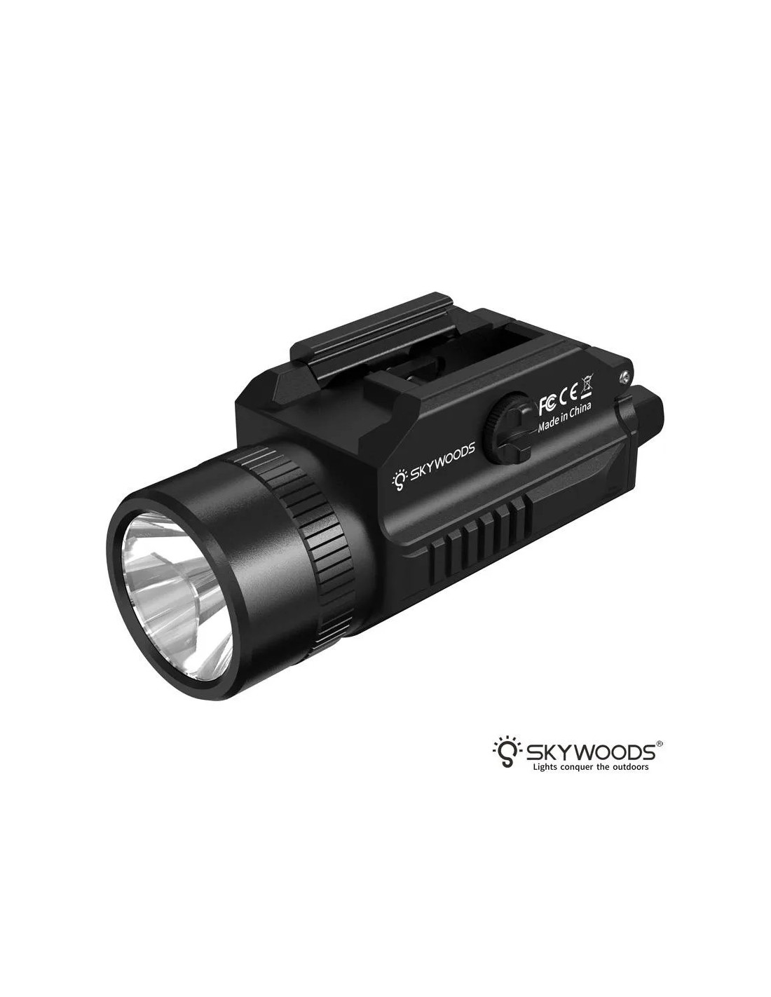 LINTERNA TÁCTICA Glock 940 LÚMENES RIEL PICATINNY 21 mm ALEACIÓN DE ALUMINIO
