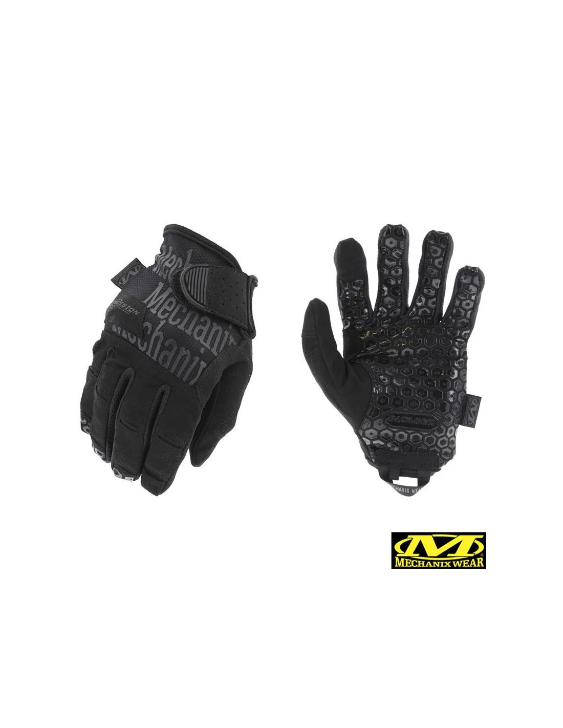 Guantes de precisión de alta destreza con palma táctil antideslizante y cierre de gancho y bucle