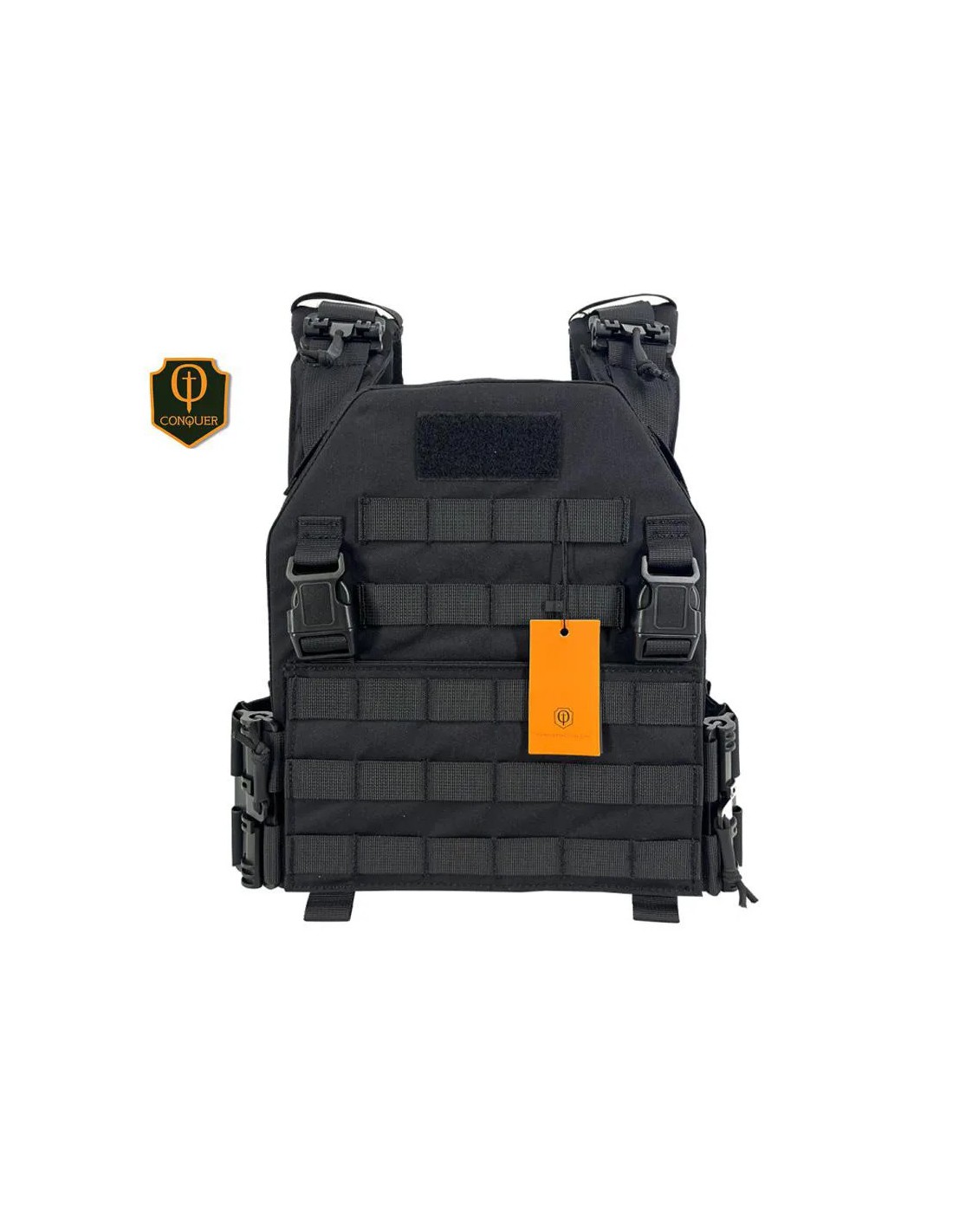 Chaleco modular MPC 2.0 táctico con faja elástica corte láser panel frontal extraíble y porta placas EVA