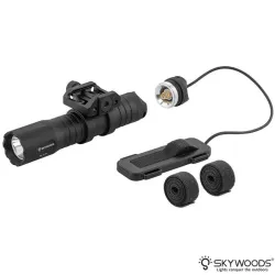 LUZ TÁCTICA CON CONTROL REMOTO SKYWOODS L7019A - AirSoftYecla.es