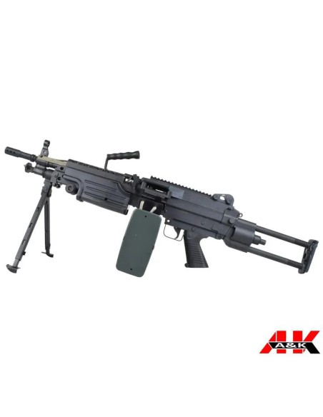 vista-superior-rifle-eletrico-ak-m249-metalico-tan