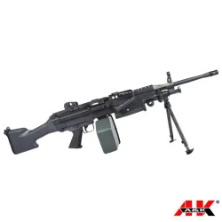 RIFLE ELÉCTRICO A&K M249-MK2 VERSIÓN POLÍMERO