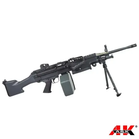 RIFLE ELÉCTRICO A&K M249-MK2 VERSIÓN POLÍMERO - AirSoftYecla.es