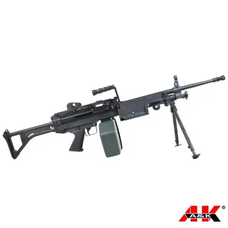 RIFLE ELÉCTRICO A&K M249-MK1 VERSIÓN DE POLÍMERO - AirSoftYecla.es