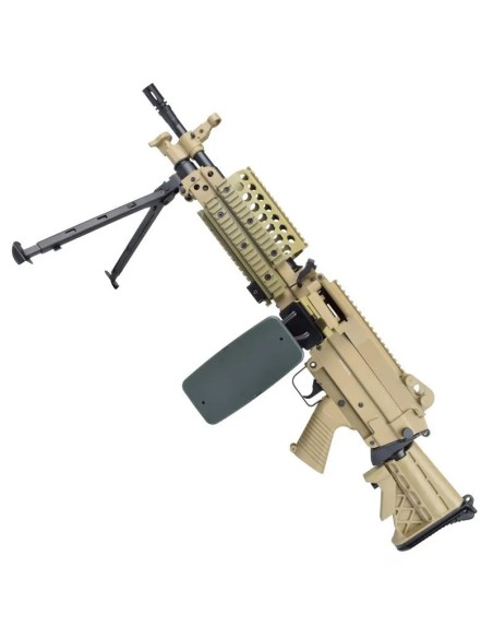 rifle-electrico-ak-mk46-polimero-tan-con-detalles