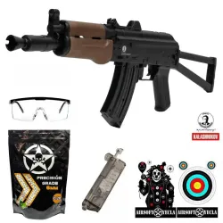 KIT COMPLETO KARASHNIKOV AKS-74U MUELLE ABS/C3 - AirSoftYecla.es