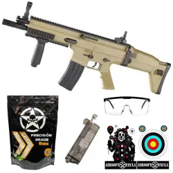 KIT COMPLETO SCAR L MUELLE FN HERSTAL TAN - AirSoftYecla.es