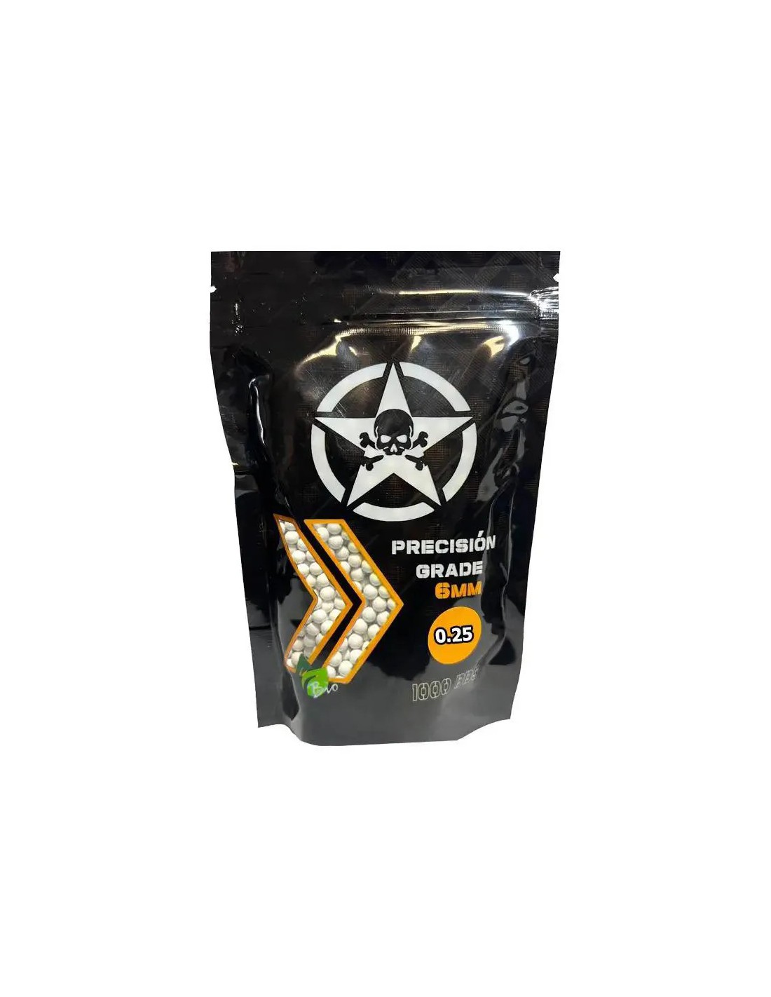 BOLAS 6MM 0.25G 1000 UNIDADES BIODEGRADABLES