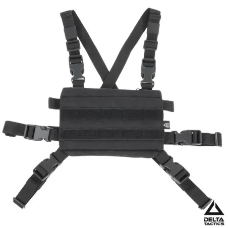 CHEST RIG V2 BLACK SPEEDSOFT - DELTA TACTICS - AirsoftYecla.es