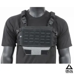 CHEST RIG V1 SPEEDSOFT BLACK - DELTA TACTICS - AirsoftYecla.es