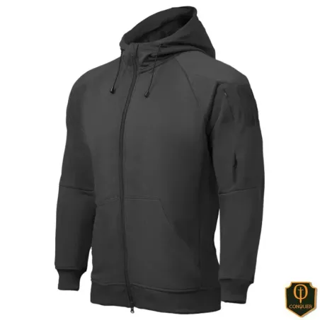 CHAQUETA CONQUER FULLZIP TACTICAL HOODIE - BK S