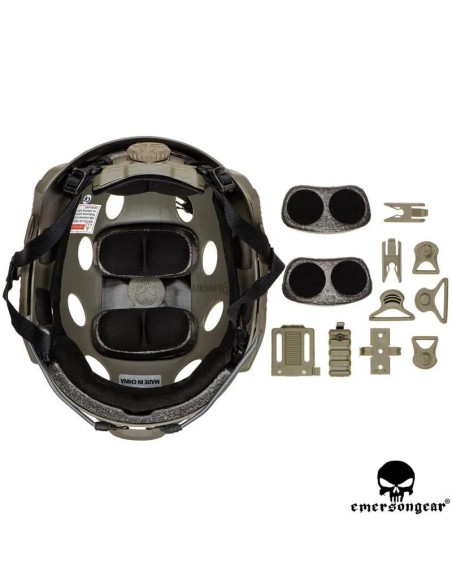 casco-fast-pj-ranger-green-emerson-frontal