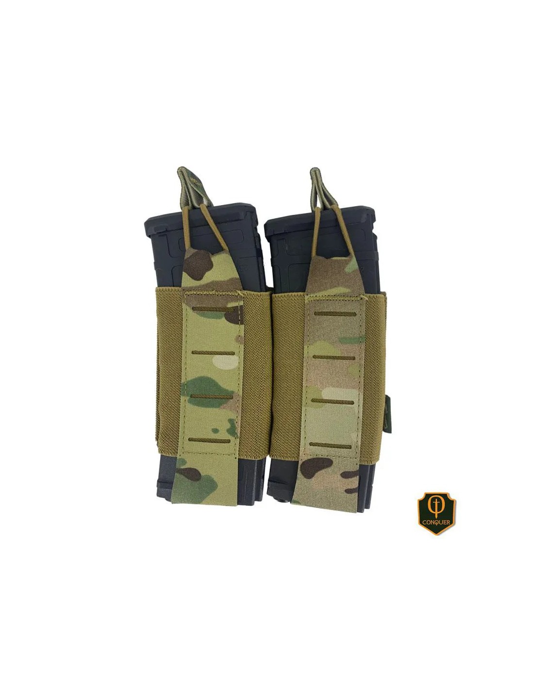 Funda doble para cargadores de rifle nylon 500D reforzada
