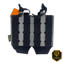 POUCH DOUBLE RIFLE CONQUER BK