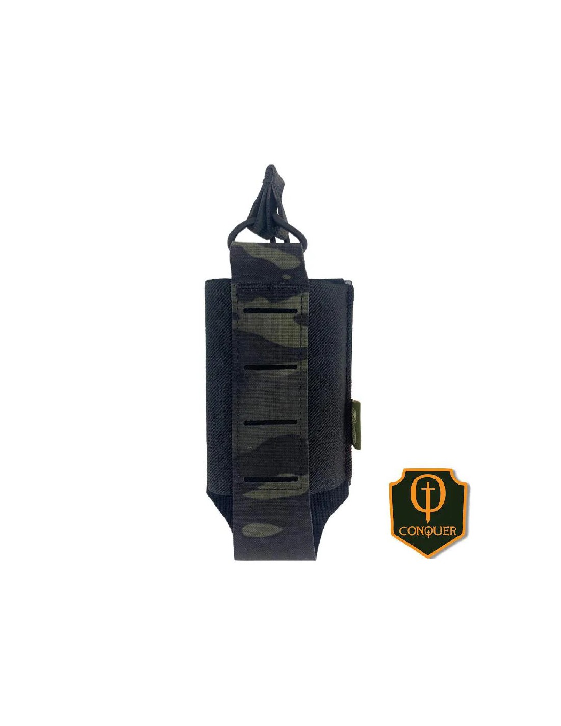 Portacargador individual para cargador de rifle con refuerzo Tegris 12 capas nylon 500D