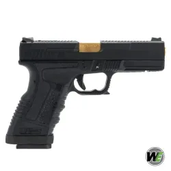 PISTOLA DE GAS GP1799 T1 BLACK/GOLD - AirSoftYecla.es