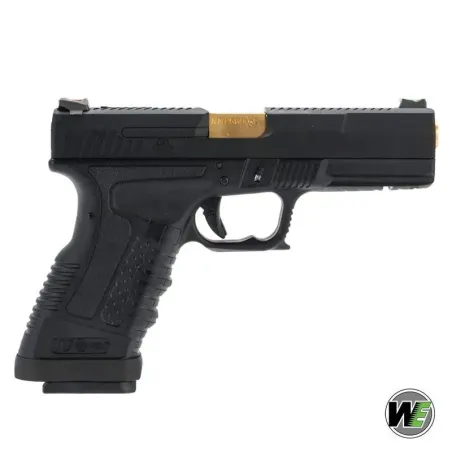 PISTOLA DE GAS GP1799 T1 BLACK/GOLD - AirSoftYecla.es