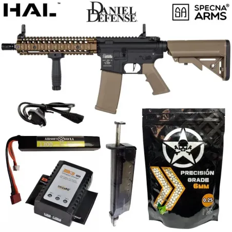 KIT Specna Arms SA-C19 CORE™ Daniel Defense® HAL ETU™ Chaos Bronce