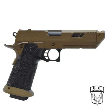 PISTOLA GAS GOLDEN EAGLE HI-CAPA 3355 - BROWN - AirSoftYecla.es