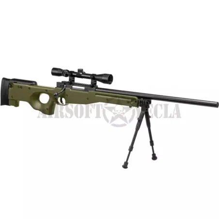 Francotirador MB01 sniper de WELL - L96 Verde UPGRADEADO SAIGO