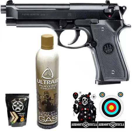 KIT M9 GAS Saigo Defense + GAS + BOLAS + GAFAS + TICOTICO - AirsoftYecla.es