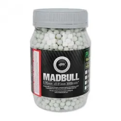 Madbull Bolas 0,20g Trazadoras - 2000 Bbs - AirsoftYecla.es