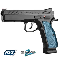 PISTOLA ASG CZ SHADOW 2 CO2 4.5MM NEGRA-AZUL - Airsoft Yecla