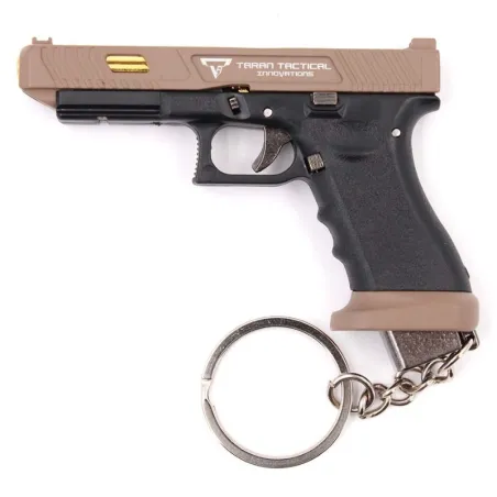 LLAVERO PISTOLA G34 7,5 CM TAN/NEGRA - AirSoftYecla.es