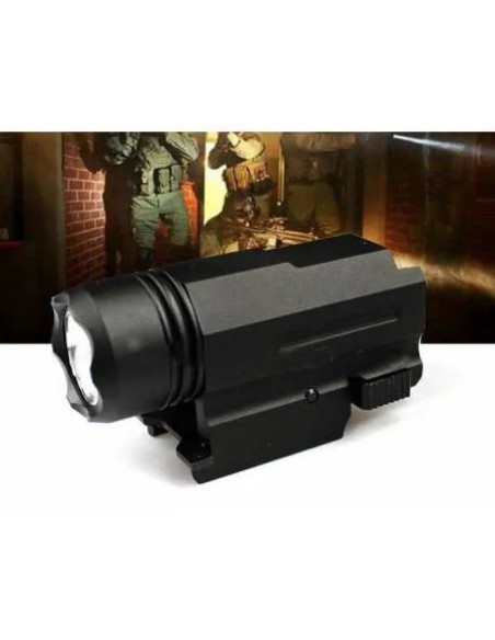 Linterna tactica Flash HG-088 programable con 2 modos