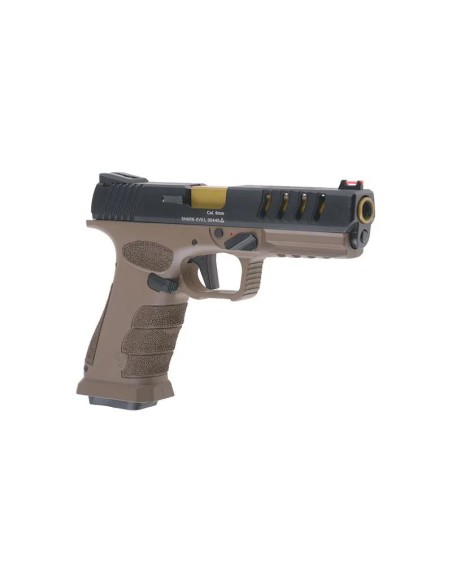Pistola Shark APS Full Auto CO2  - Black/Tan