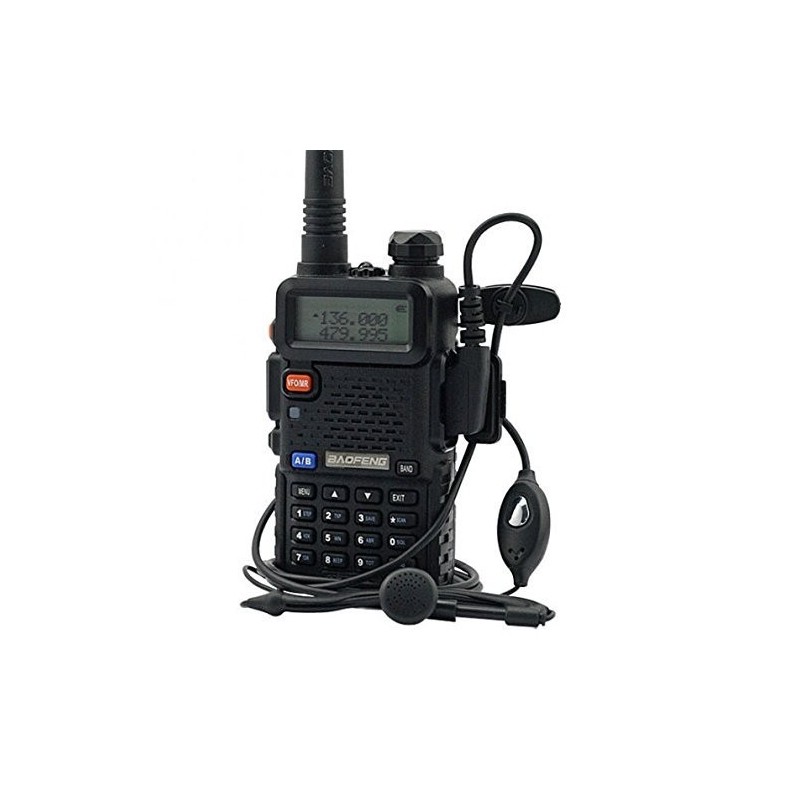 Baofeng Airsoft 2 Manera Radio Juego Kit Baofeng Uv-5R Casco Peltor Sordin Comtac Negro 