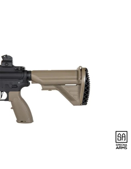 fusil-specna-arms-sa-fh07-flex-negro-tan-vista-frontal