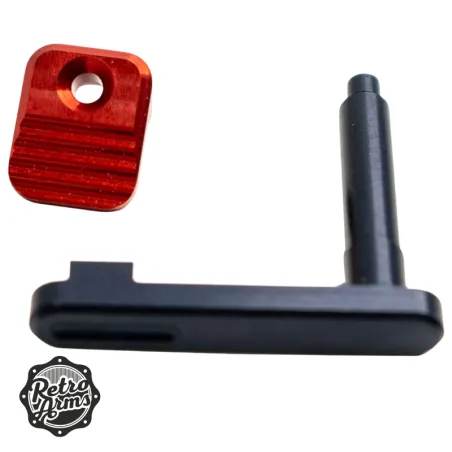 Liberador de cargador CNC AR15 - A Rojo - Retro Arms