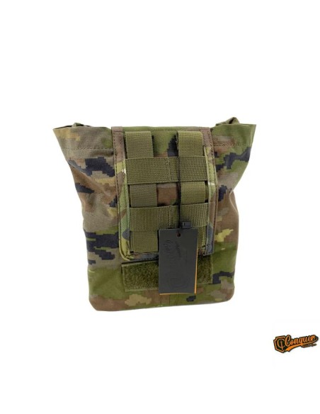 Bolsa-táctica-Conquer-FMD-Shadow-Warrior-Dump-Pouch-uso-campamento