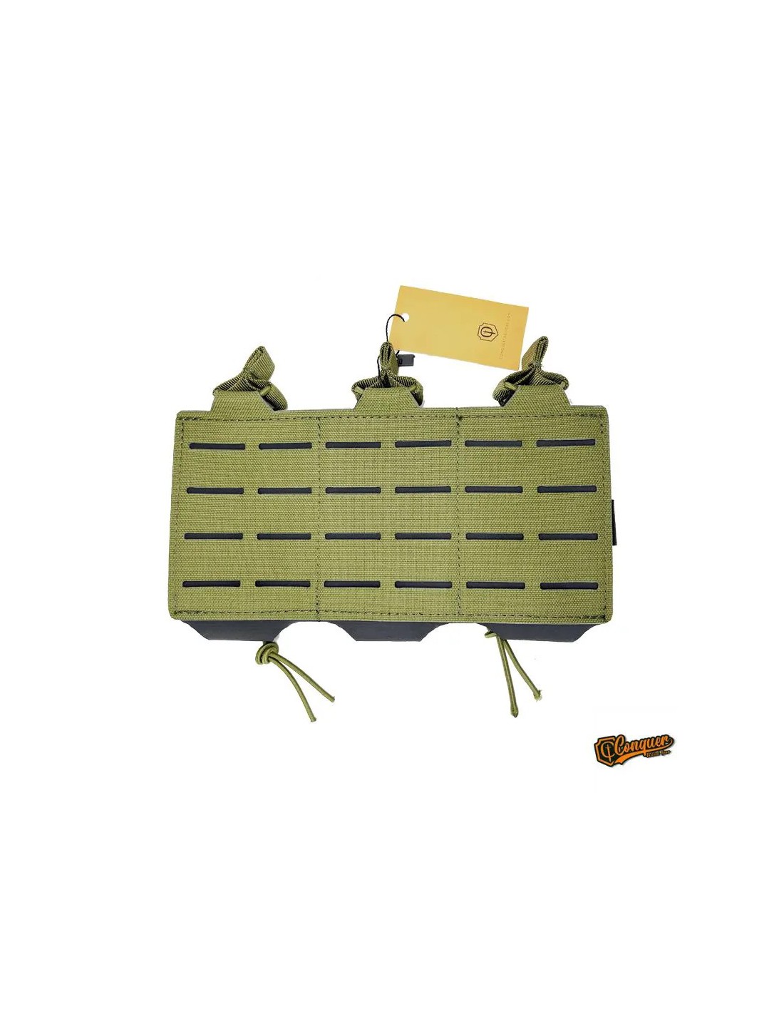 Portacargador triple para fusil M4 y M16 nylon Molle bajo perfil Oliva