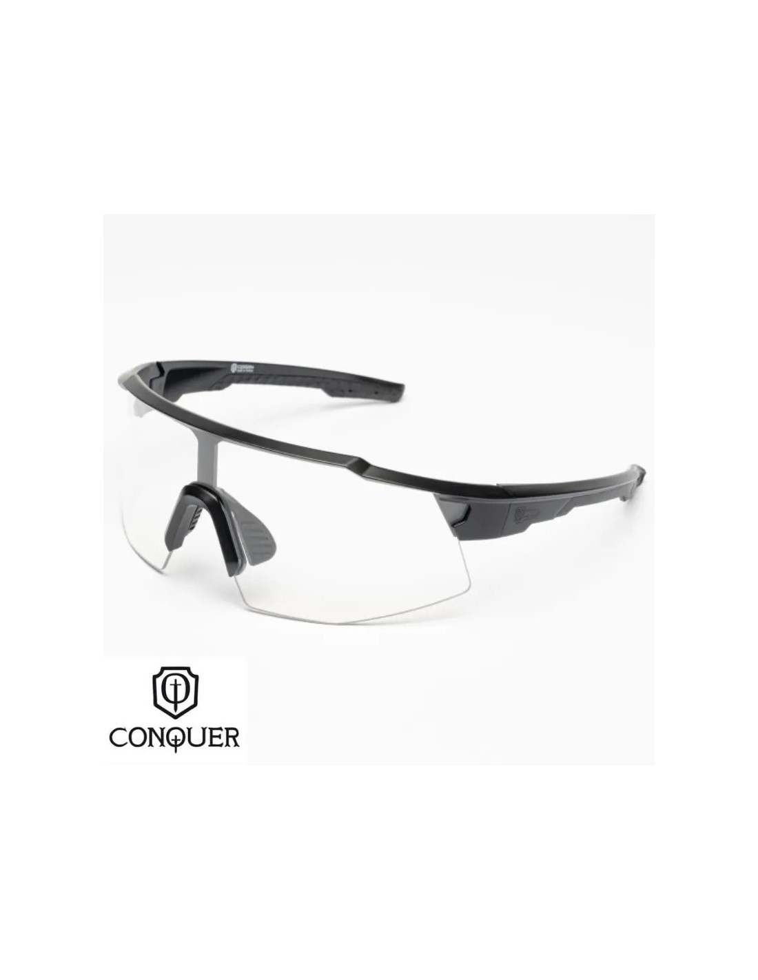 Gafas deportivas unisex montura TR90 ultraligera lentes de policarbonato protección ultravioleta 400 con almohadillas de silicona y funda de microfibra