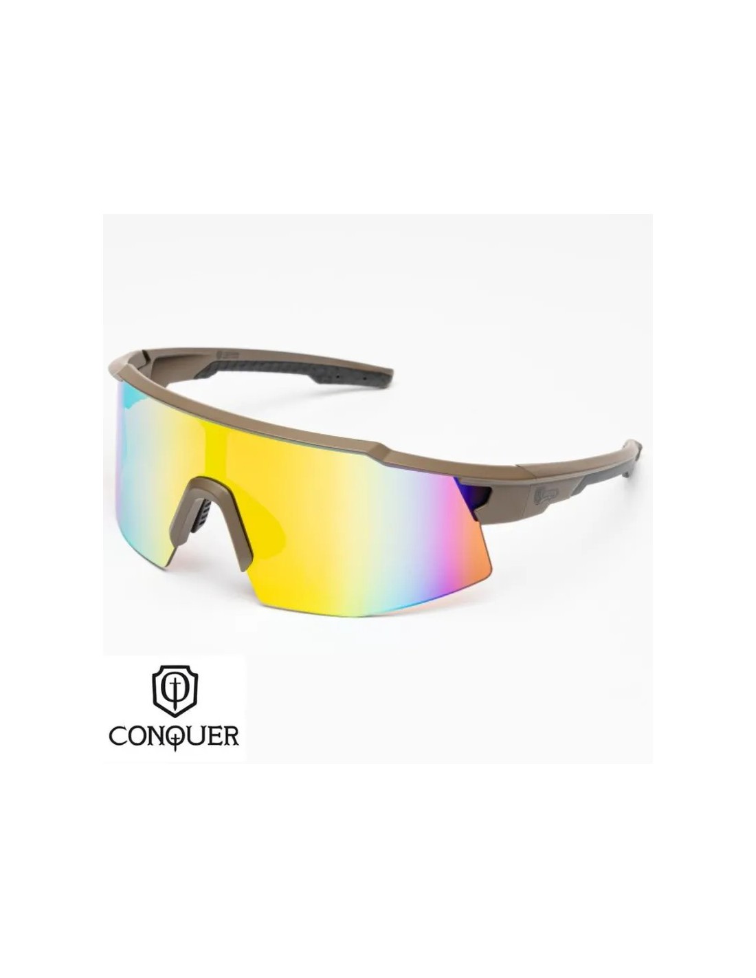 GAFAS DEPORTIVAS UNISEX LENTES DE POLICARBONATO MONTURA TR90 ULTRALIGERA PROTECCIÓN ULTRAVIOLETA 400 ALMOHADILLAS DE SILICONA CON FUNDA DE MICROFIBRA