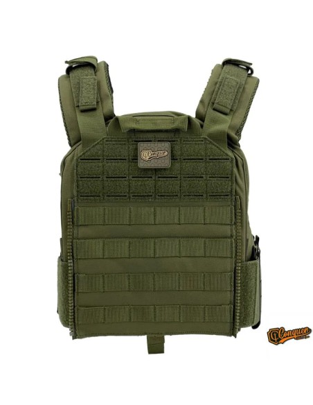 chaleco-tactico-conquer-cqr-g2-ranger-green-ajustable-material-resistente