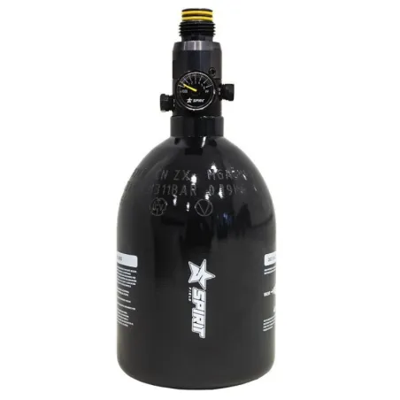Botella HPA spirit field 0.4l 3000 psi 26CI negra