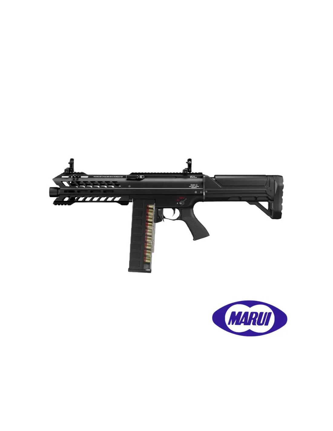 SGR-12 Táctico Culata Retráctil Disparo Triple Cargador 93 BB